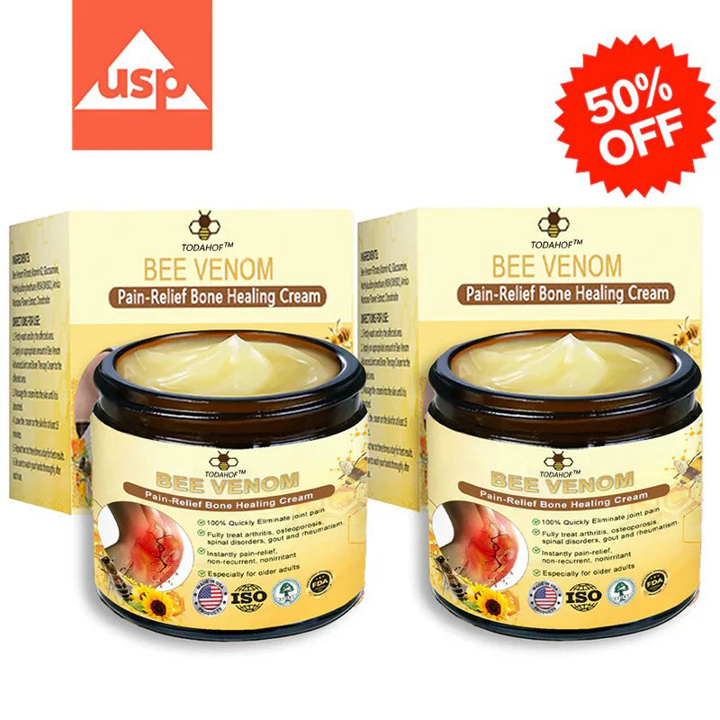 ✅Official Store 633:TODAHOF® Bee-Venom Pain-Relief Bone Healing Cream👨⚕️American Academy of Orthopaedic surgeons(AAOS) Recommend