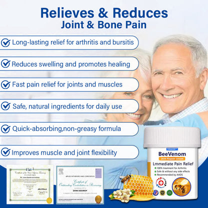 ✅Official Store 866: TODAHOF® BeeVenom Joint Repair Cream👨‍⚕️ Effective treatment of Arthritis (pain, swelling, deformity, stiffness, weakness)