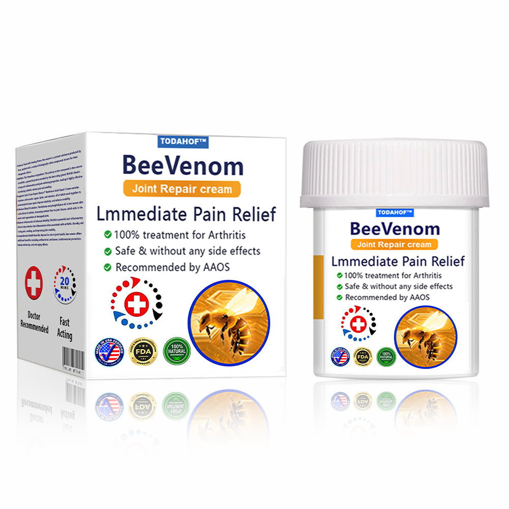 ✅Official Store 866: TODAHOF® BeeVenom Joint Repair Cream👨‍⚕️ Effective treatment of Arthritis (pain, swelling, deformity, stiffness, weakness)