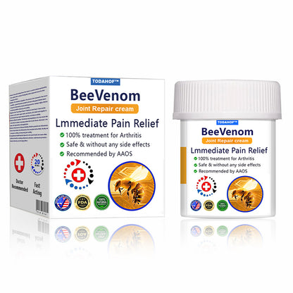 ✅Official Store 866: TODAHOF® BeeVenom Joint Repair Cream👨‍⚕️ Effective treatment of Arthritis (pain, swelling, deformity, stiffness, weakness)